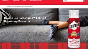 using scotchgard fabric protector