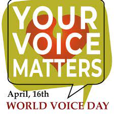 World Voice Day the Netherlands - april 16th