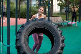 fitness workout outdoors stock photo