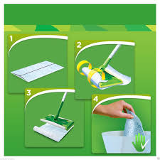 swiffer sweeper mop starter kit 8 dry