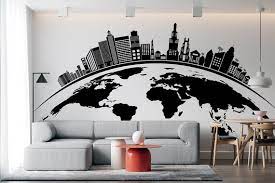 Wall Decal City Skyline Wall Decor