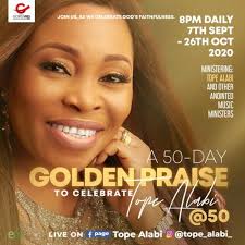 Choose download locations for tope alabi best and latest songs 2020 v1.0. Sensational Gospel Singer Tope Alabi Celebrates 50th Birthday Global Patriot Newspapers