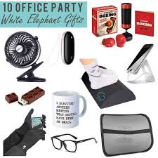 office party white elephant gift ideas
