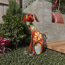 Indoor Outdoor Dog Garden Sculpture