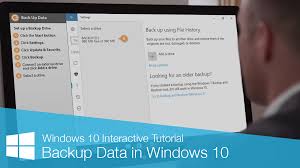 backup data in windows 10 custuide