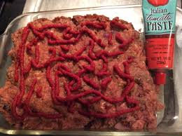 Ingredients · 1 teaspoon garlic powder · 2 large eggs, lightly beaten; Favorite Meatloaf With Italian Tomato Paste Topping Type2 Delicious Meatloaf Topping Recipe Meatloaf Topping Meatloaf