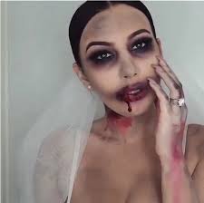 dead bride halloween makeup png image