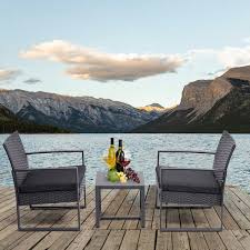 Sign up to receive our latest deals and get a 10% off coupon. Outdoo Patio Furniture 3 Pieces Patio Set Sets Rattan Chair Sets Overstock 32649481