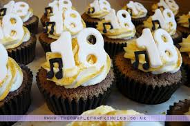 From top 7 best 18th birthday gift ideas ferns n petals. 18th Birthday Cupcakes Gold With Musical Notes