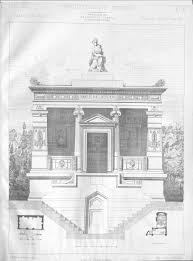 Datei:Adolf Gnauth, Entwurf für das Mausoleum der Familie Hallberger auf  dem Pragfriedhof in Stuttgart, 1874.jpg – Wikipedia