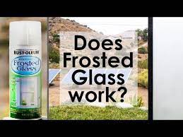 Spray Painting Glass Frosted Glass Window