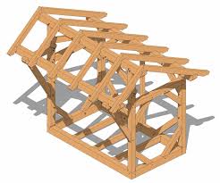 Firewood Storage Shed Plan Timber