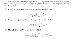 Dinger Equation For The Hydrogen Atom