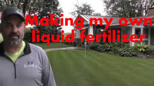 making your own liquid fertilizer easy