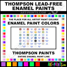 Thompson Lead Free Enamel Paint Colors Thompson Lead Free