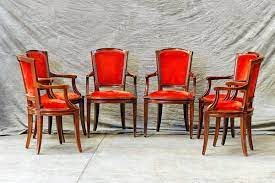 red dining chairs set of 4 at