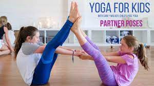 kids yoga partner poses child s