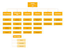 Example 2 Hierarchical Organizational Chart This Diagram