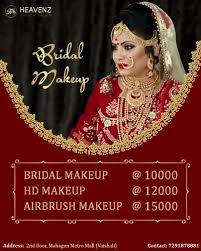 basic manually bridal makeup heavenz