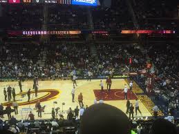 row 4 seat 4 section 107 at the cavs