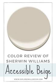 sherwin williams accessible beige paint