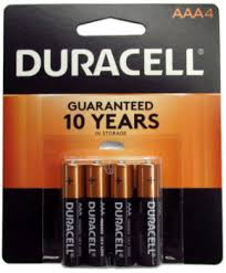 Duracell Mn2400b4 Aaa Size Battery 4 Pk Usa Retail Packs Aaa