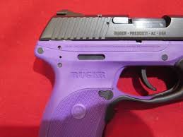 ruger lc9 9mm semi auto pistol purple