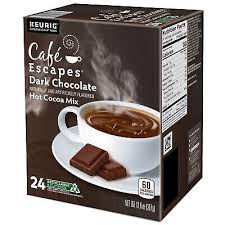 48 cafe escapes dark chocolate hot