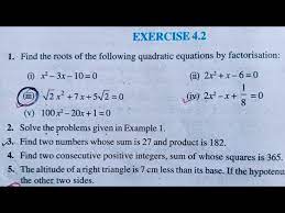 Cbse Class 10 Maths Exercise 4 2