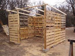 Diy Shed Made From Old Wood Pallets