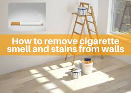 remove cigarette smell and stains