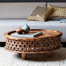 Carved Wood Coffee Table Coffee Table