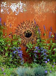 Sunburst Feature Garden Art Panel