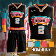 These are my custom mixed colors inspired by the spurs fiesta jersey. More Proof That The Spurs Need Fiesta Themed Uniforms Pounding The Rock