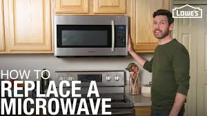 replace an over the range microwave