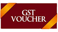 The voucher comprises three components: Gst Voucher Cash