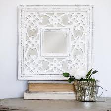 Moroccan White Mirror D Listers Interiors