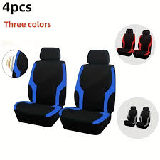Car Front Seat Cover Set Mesh Cloth