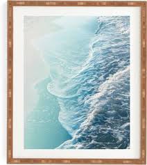 Soft Turquoise Ocean Dream Wave Wall Art