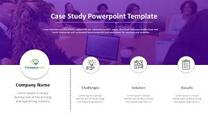 free case study powerpoint template and