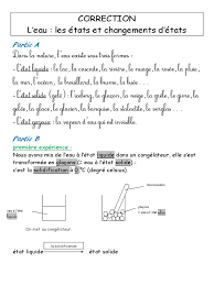 Lecon Sur L Eau Correction | PDF | Cycle de l'eau | Pluie