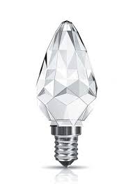 Crystal Led Light Bulb Candle Bulbs Clear Glass Lamps Led Light Bulb