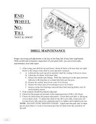 706nt 1006nt End Wheel No Till Field Adjustment Great