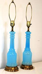 Blue Murano Glass Lamps