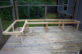 Outdoor Bench For Our Deck Diy Wood