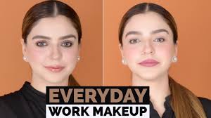 everyday work makeup look quick