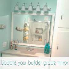 Frame A Builder Grade Bathroom Mirror