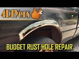 how to fix rust holes on a budget using