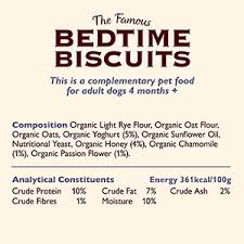 kitchen bedtime biscuits dog treats 80g