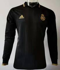 At soccerpro.com you'll find the white home jersey, the black away design, and the red real madrid 3rd jersey. Real Madrid Black Full Sleeve T Shirt